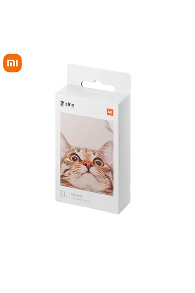 Choice Original Xiaomi ZINK Pocket Printer Paper Self-adhesive Photo Print 50pcs Sheets Xiaomi 3-inch Mi...