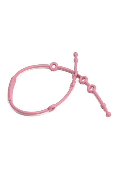 choice2 C126-pink New Silicone Toy Safety Straps Newborn Teething Soother Che...