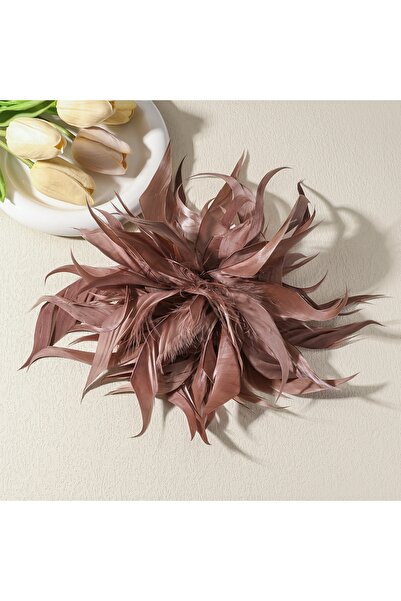 Choice دبوس ريش كبير أنيق مقاس 22 سم على الطراز 7 للنساء، دبابيس ياقة ملونة ف...