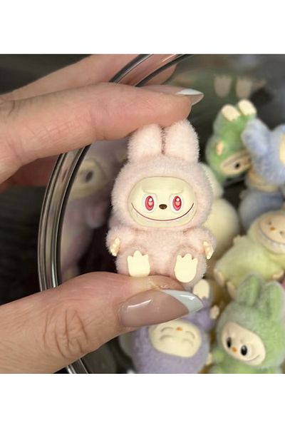 Choice 1pc 3cm Mini Labubu Standing And Sitting Posture Doll Cute Toy Desktop Decoration Model Ornaments Ch