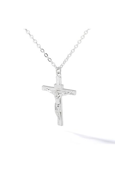 Choice N02138S Pink Zircon Necklace Hollow Cross Necklaces For Women Delicate Branch Pendant Tender Bud Cha