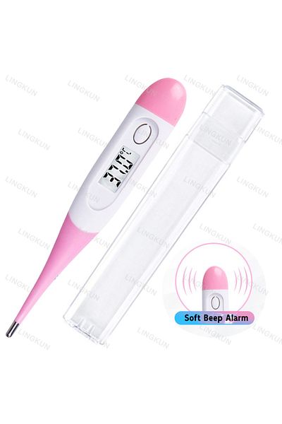 YUKUI Type 1 Digital Water Thermometer Accurate Oral and Armpit Temperature Reading Fever Alert Termometer