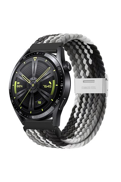 Choice 20mm Black skilled 22mm 20mm Nylon Strap For Samsung Galaxy Watch 6 5 4/Gear S3 Magnetic Buckle Meta