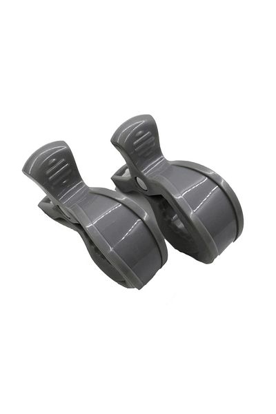 Choice 2Pcs grey 2Pcs Baby Stroller Clamp Alligator Clip Pram Peg Portable Stroller Hook Baby Car Seat Clip