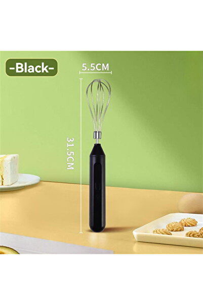 Choice1 black 1pcs Handheld Electric Whisk Household Small Creamer With Coffe...