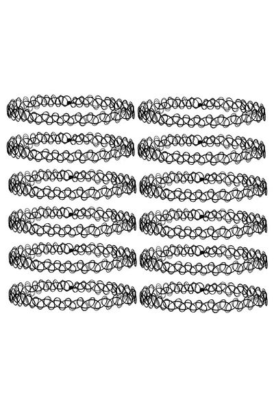 Choice 40cm 2 New Collares Vintage Stretch Tattoo Choker Necklaces For Women Girl Charm Gothic Elastic Neck