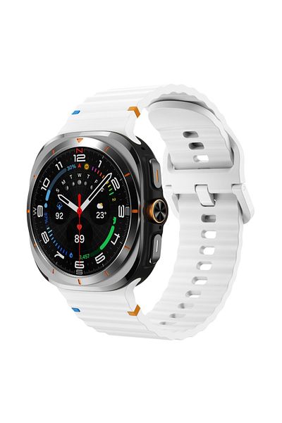 Choice Galaxy watch Ultra White Band for Samsung Galaxy watch Ultra 47mm Accessories wrist belt Original Si