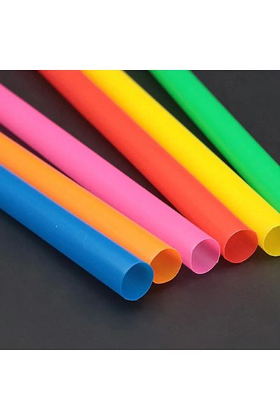 Choice 100 قطعة 100 قطعة 210 × 11 مم ماصات كبيرة لميلك شيك ماصات سموثي مشروبات ماصة سميكة لشاي بوبا