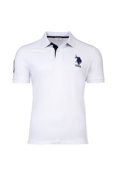 U.S. Polo Assn. U.S. POLO ASSN. Herren Poloshirt - Kory, Basic, Piquet, Logo, Applikation, Cotton