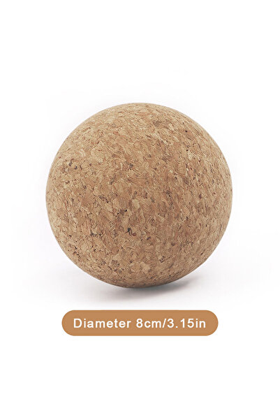 JETTING كرة تدليك من الفلين مقاس 8 سم، وتدليك للظهر والقدمين، وكرة يوغا، وعلا...