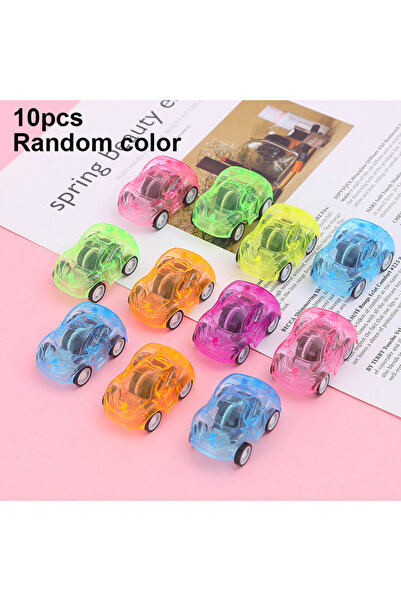 Choice 10 قطع من سيارات السباق البلاستيكية الصغيرة القابلة للطي، طائرات كرتون...