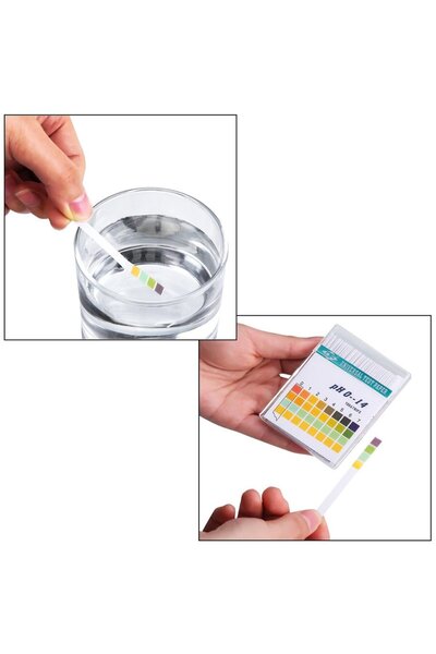 Choice 100 Strips 0-14 PH Alkaline Acid Indicator Paper Water Saliva Litmus Testing Kit for Test Body Ac...