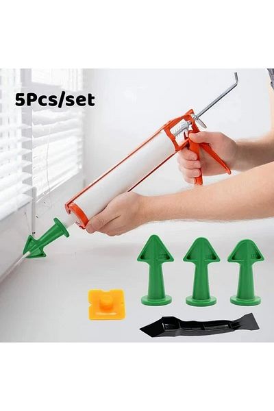 Choice مجموعة أدوات السد من Prodrill مكونة من 5 قطع وفوهة السد المصنوعة من السيليكون ومجموعة التشطيب ومزيل مانع التسرب للجص...