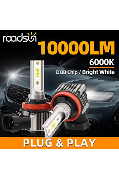 Choice3 لمبات مصابيح الضباب LED H11 HB4 H11/H8 أو مصابيح التشغيل النهاري 1000...