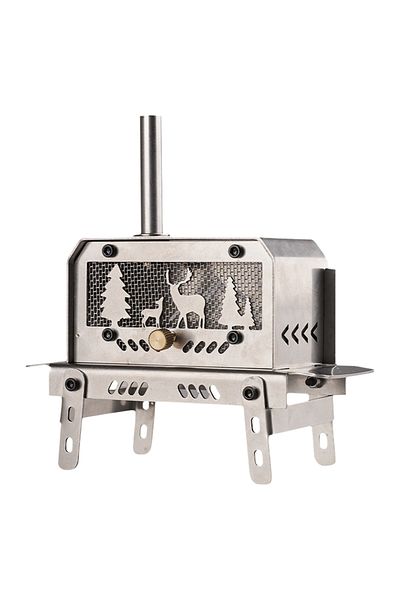 Choice Ten Stove Outdoor Portable Folding Charcoal Stove Stainless Steel Fire Heater Incense burners Detach