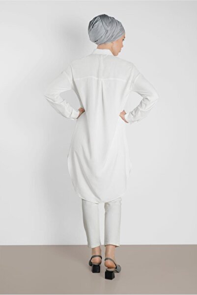 Alvina Slit Detailed Tunic 4417