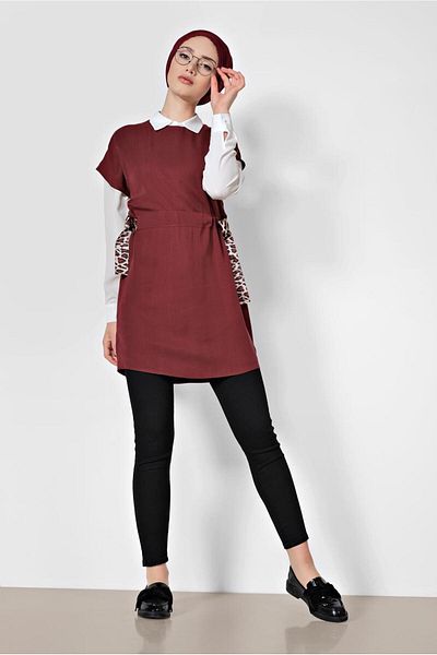 Alvina Double Tunic with Waist with Latch 4973
