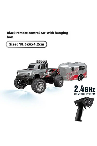 Choice سيارة سباق صغيرة سوداء اللون تعمل بالتحكم عن بعد، بمقياس 1/64، مصممة ل...