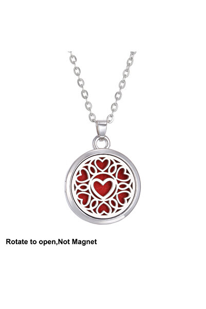 Choice قلادة شجرة الحياة الجديدة للعلاج بالروائح العطرية من الفولاذ المقاوم ل...