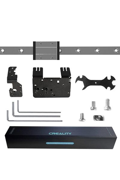 CREALITY 3D Linear Rail Guide Creality Ender 3 X-axis MGN12C Linear Rail Guide Kit with Fix Plate Mount Bracket