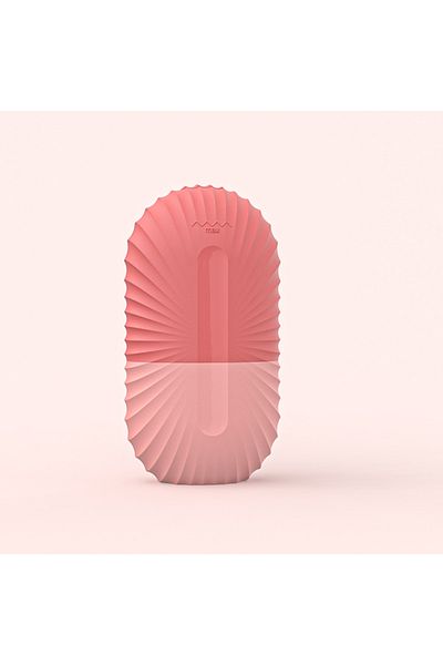 SPEAE pink Silicone Ice Cube Trays Beauty Lifting Face Massager Contouring Eye Roller Facial Treatment Red