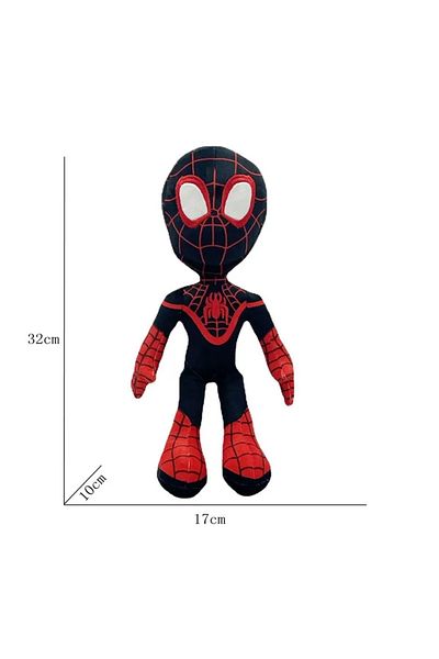 Choice Black Spiderman 32CM Anime Avengers Spiderman Plush Toys Into the Spider-Verse Gwen Peter Parker Noi