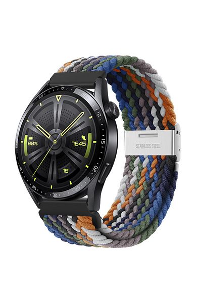 Choice 22mm Cowboy Colorful 22mm 20mm Nylon Strap For Samsung Galaxy Watch 6 5 4/Gear S3 Magnetic Buckle Me