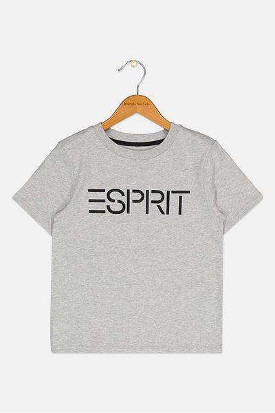 Esprit Kids Boy Crew Neck Short Sleeves Graphic Print T-shirt, Grey