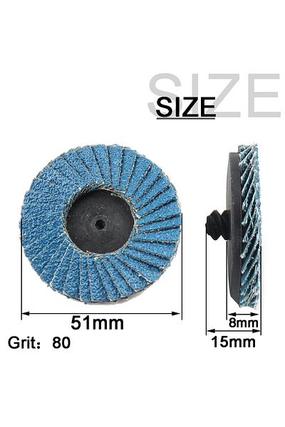 SI FANG 60 50mm 2pcs 2/10pcs 50mm Flap Disc 2 " Polishing Disc Quick Change Rotary Tool For Metal Rust Remov
