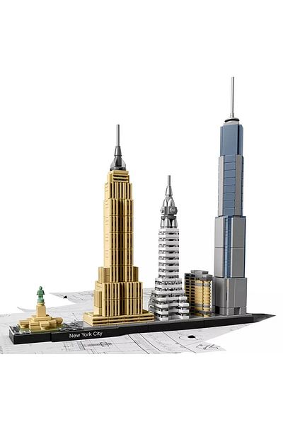 Choice No Box2 New York London Pairs Dubai Lanmark City Skyline Building Blocks 21052 21044 21028 21034 2