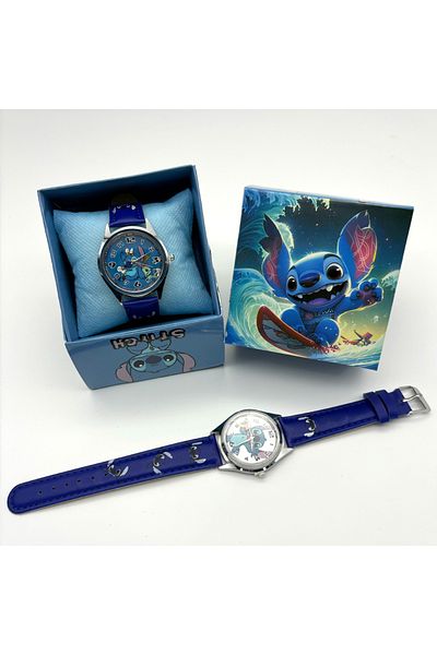 Choice sdz Stitch Gift Box Watch Pointer Quartz Children Box Gift Watch Girls Kawaii Stitch Box Watch Birth