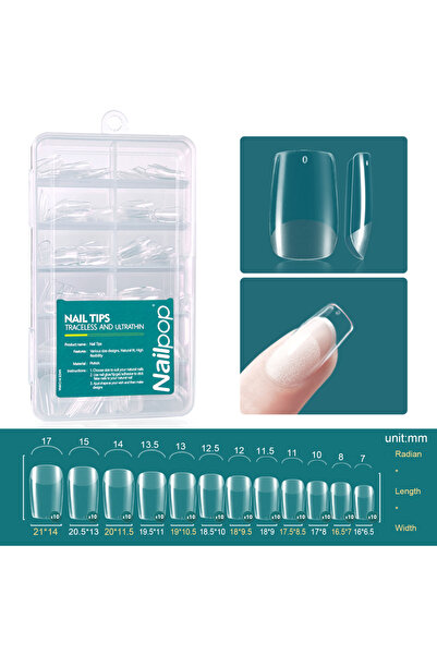 Choice أطراف أظافر جل ناعمة من S-Square، 120 قطعة، مصنوعة من مادة الأكريليك، ...