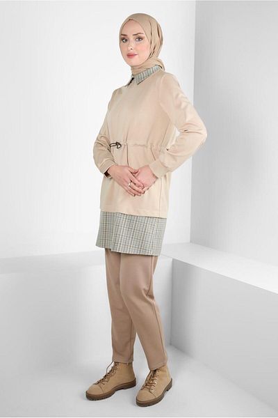 Alvina SHIRT COLLAR TUNIC 44313