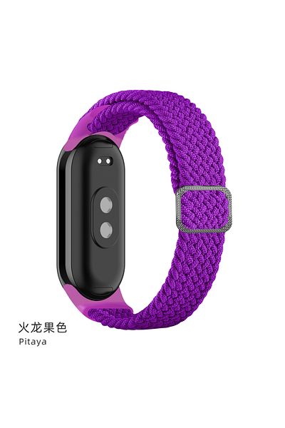 Choice Miband 8 9 pitaya Strap for Xiaomi Mi Band 9 8 7 Elastic Nylon Braided Solo Loop Adjustable Buckle R