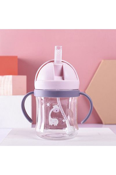 Choice Pink Straw Cup, Learning Drinking Cup, Water Cup, Birthday, Christmas Gifts Easter Gift