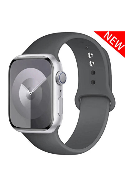 Choice S10-46 42 44 45 49 S 103 حزام سيليكون أصلي رمادي اللون لساعة 44 مم 38-...