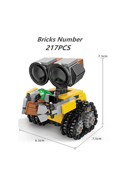 Choice No Retail Box Cute Robot MOC-Droid Cartoon Figure Technical Model Building Block Brick Diy Toy Gift