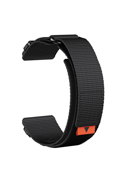 Choice حزام نايلون سريع التركيب أسود 22 مم 22 مم 26 مم لـ Fenix 7X 7 Pro Feni...