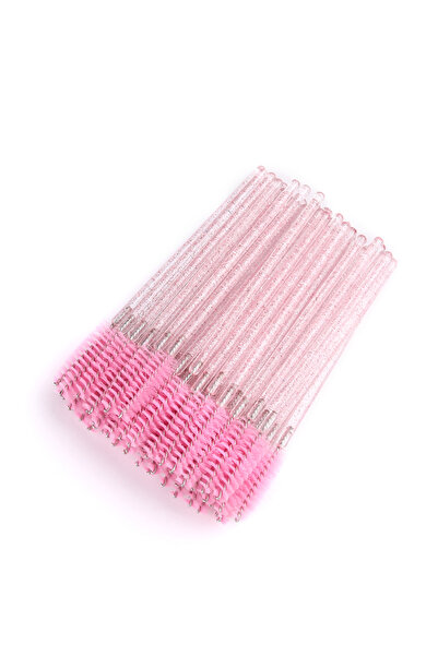 Choice15 50 قطعة من فرش الرموش الصناعية للاستخدام مرة واحدة، فرشاة تمديد الرم...