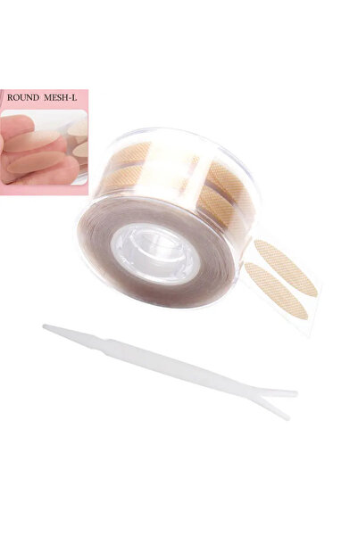 Choice5 شريط لاصق للجفون مزدوج الطي من شبكة دائرية مقاس L، 600 قطعة، شريط لاص...