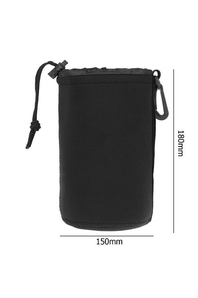 APWIKOGER L Camera Lens Pouch Bag Waterproof Soft Neoprene Video Camera Lens Pouch Bag Case For Canon Sony fo.