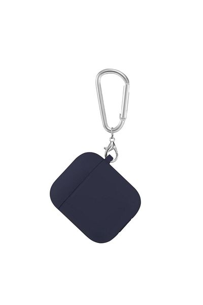 Choice Dark Blue Silicone Case For apple Airpods 2 Case hook Bluetooth Case for airpod 1 2 Cover For Air Po
