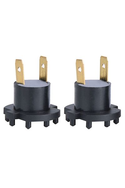 Choice black 1 Pair of Headlight Socket Bulb Holder Adapter for Mazda 3 5 Kawasaki Aprilia B28V510A3