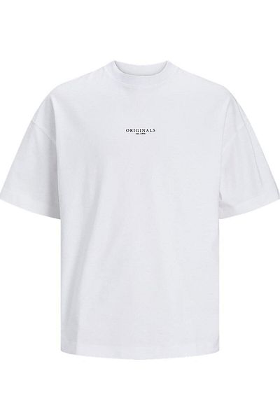 Jack & Jones Мъжка тениска с кръгло деколте Jorsantorini Tee 12251774 Ярко бяло