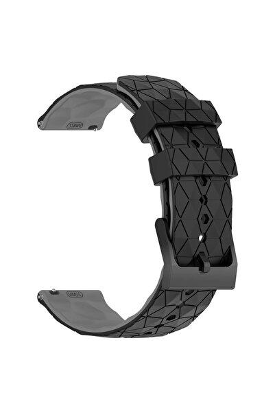 Choice حزام ساعة سيليكون أسود رمادي 20 مم لساعة WATCH GT 4 Pro 46mm وGT 3 SE ...