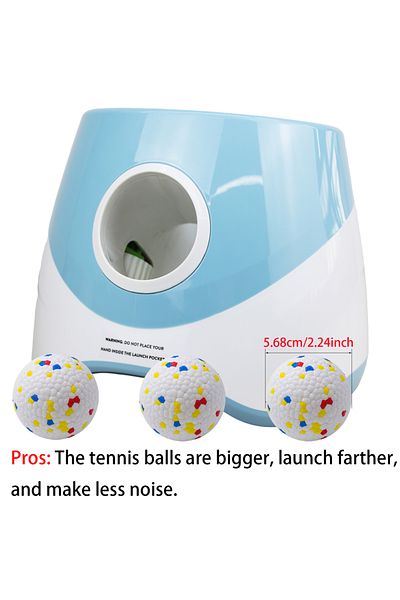 Choice Upgrade Version Dog Ball Thrower Launcher Ball Launcher for Dogs with 3Tennis Ball Interacive Dog To