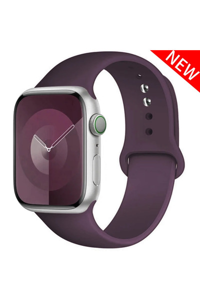 Choice S10-42MM 38 40 41 S 102 حزام سيليكون أصلي جديد بلون البرقوق لساعة Appl...