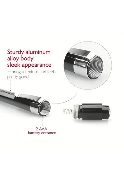 ESMARTER pen light black Oral Xamination Pen Light, Pen Flashlight, Pupil Examination Pen Light, Medical Pen