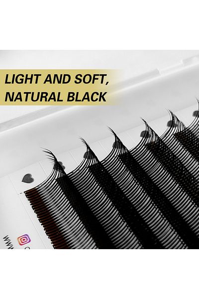 Choice 13mm 0.07mm C Comango 5d Flora Lashes 0.07mm Easy Fan Eyelash Extensions Wholesales Premade Volume 1