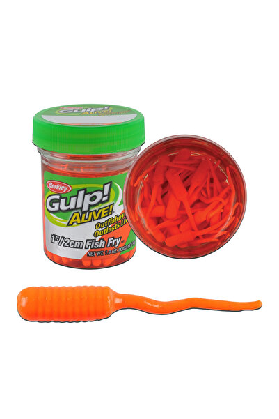 Genel Markalar Gulp Alive Fish Fry 2cm LRF Silikonu Chartreuse
